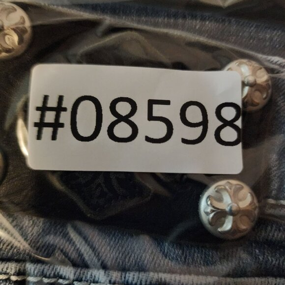 Miss Me Jeans Womens 28 Blue Bootcut Stretch Low Rise *Read* - Picture 14 of 14